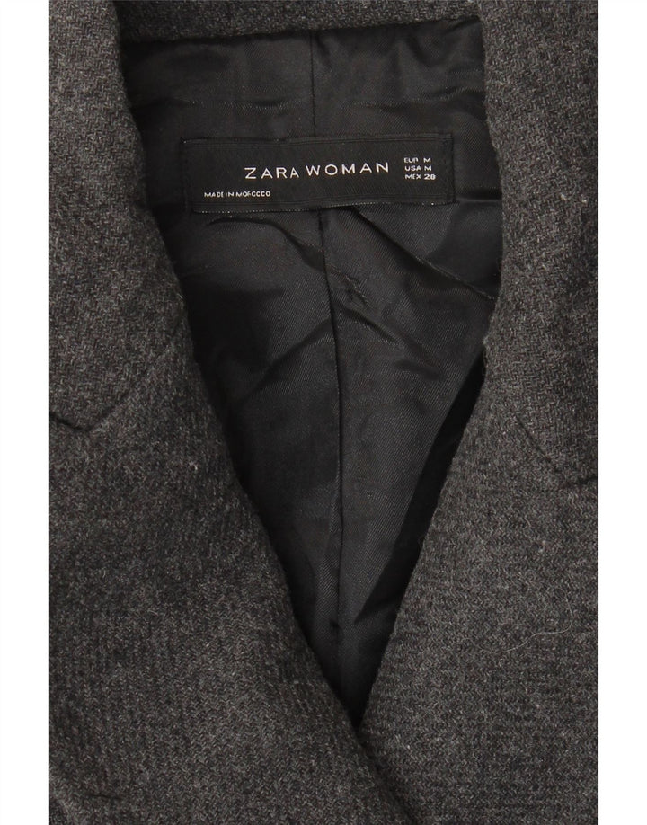 Cappotto doppiopetto da donna ZARA UK 12 Grigio medio