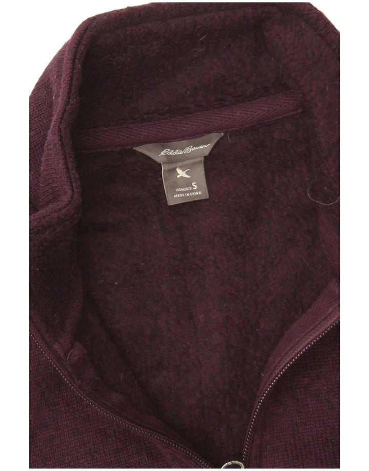 Giacca da tuta da donna Eddie Bauer UK 10 piccola viola chiazzata