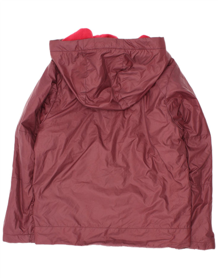 Giacca a vento con cappuccio Nike da ragazzo 8-9 anni piccola in poliestere bordeaux