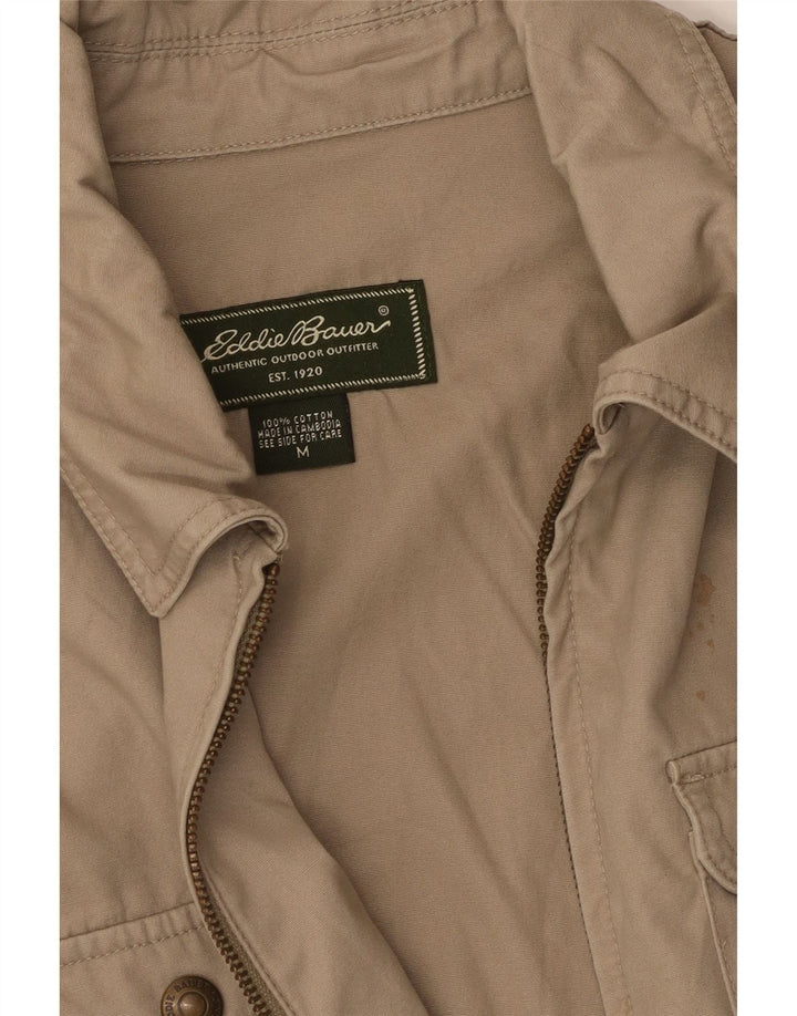 Giacca utility da donna Eddie Bauer UK 12 Cotone beige medio