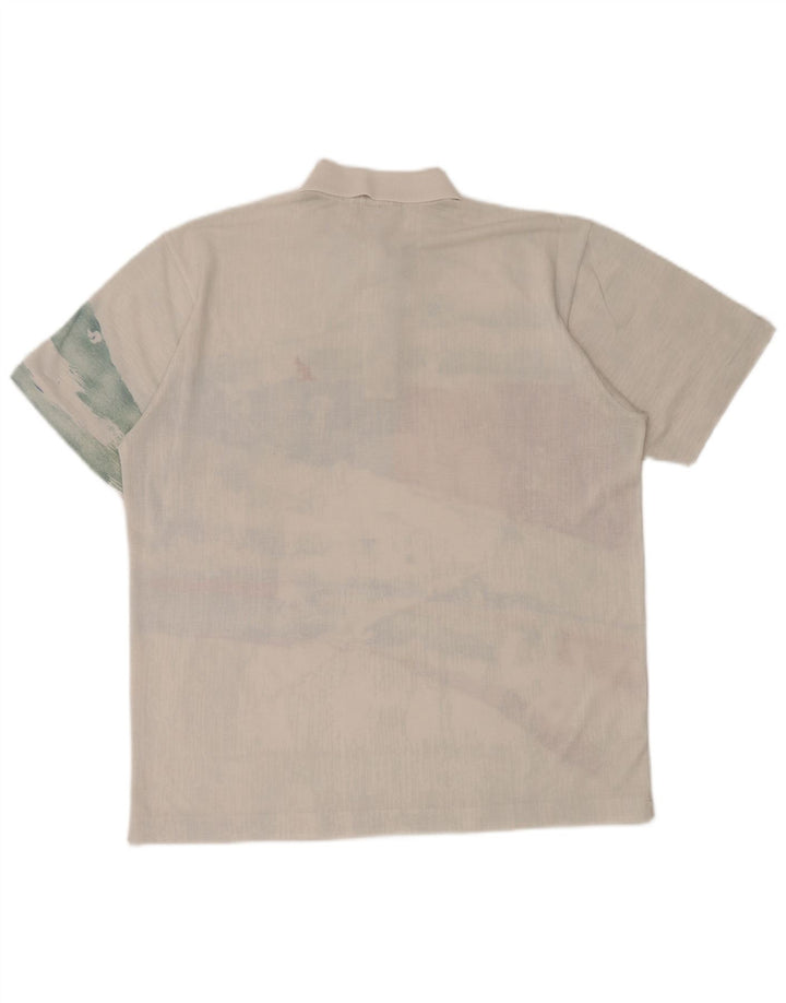 Polo da uomo AUSTRALIAN L'ALPINA IT 40 medio bianco sporco