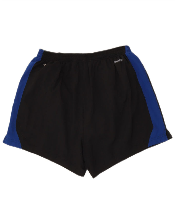 Pantaloncini sportivi Adidas Climalite da uomo, poliestere color block medio nero