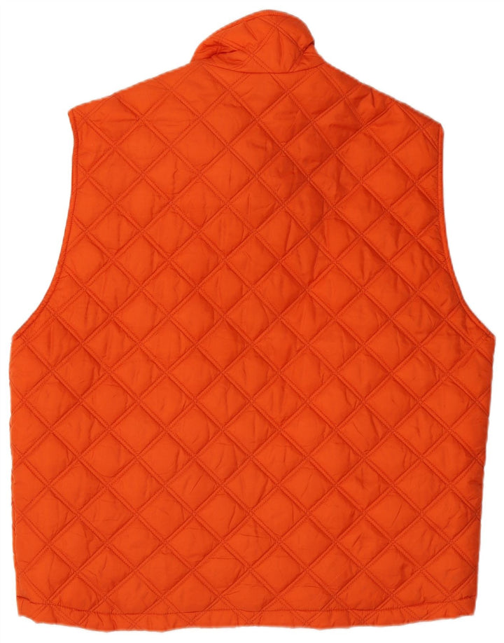 Gilet trapuntato da uomo Invicta UK 42 XL arancione poliammide