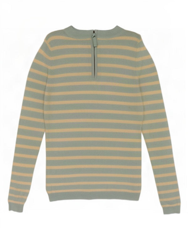 Maglione da donna con scollo a barca Hobbs UK 6 XS lana a righe blu
