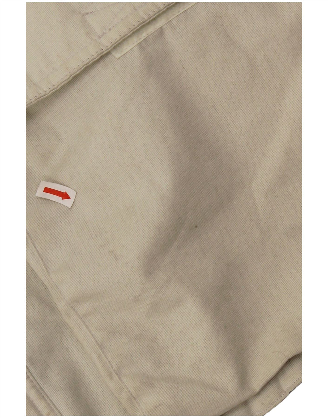 Giacca a vento con cappuccio da uomo Stratos UK 42 XL Cotone bianco