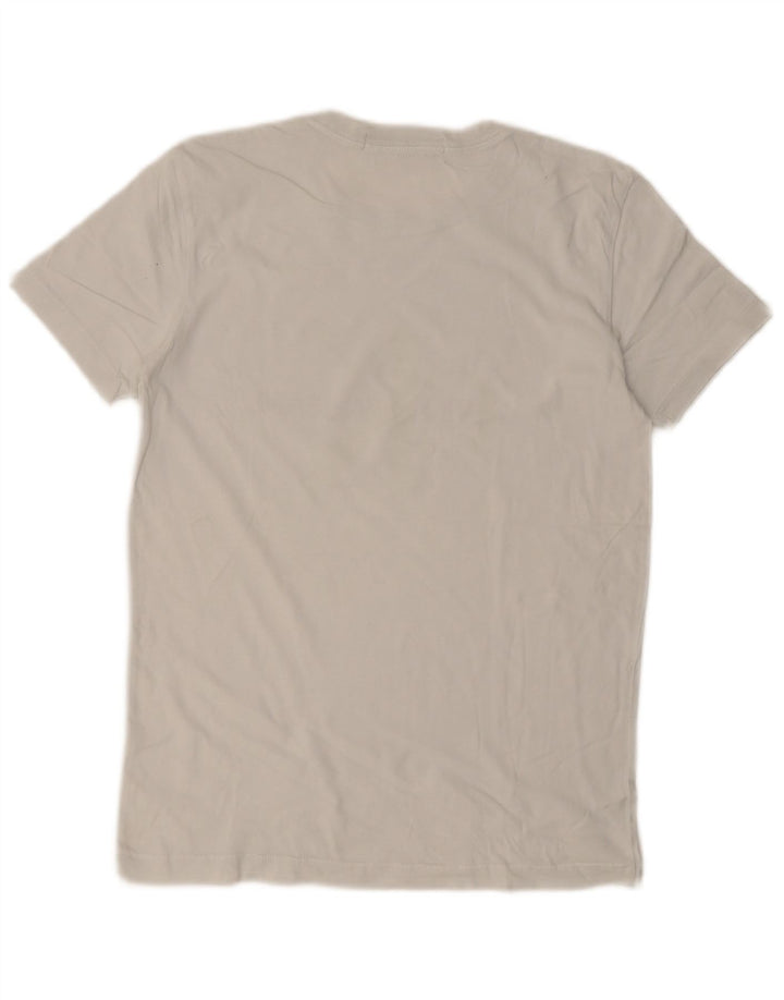 CALVIN KLEIN JEANS T-shirt grafica da uomo Top bianco medio