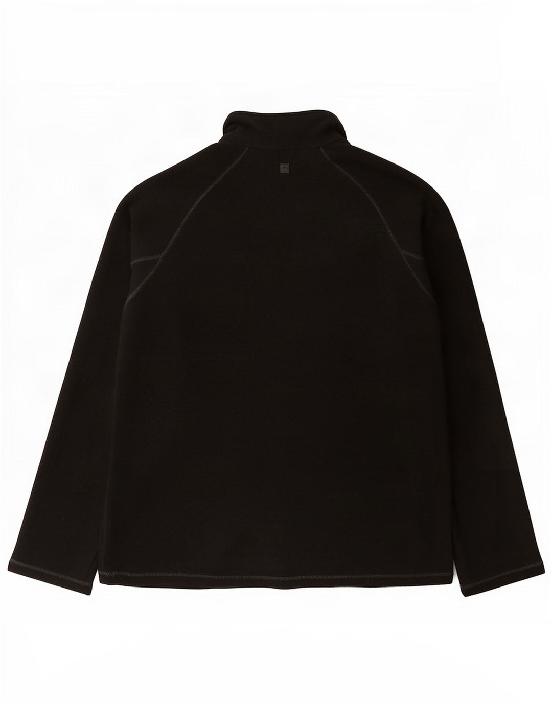 Maglione in pile da uomo con collo con zip Mountain Warehouse, poliestere nero medio
