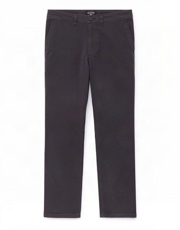 Pantaloni chino dritti da uomo Weird Fish W32 L29 cotone blu navy