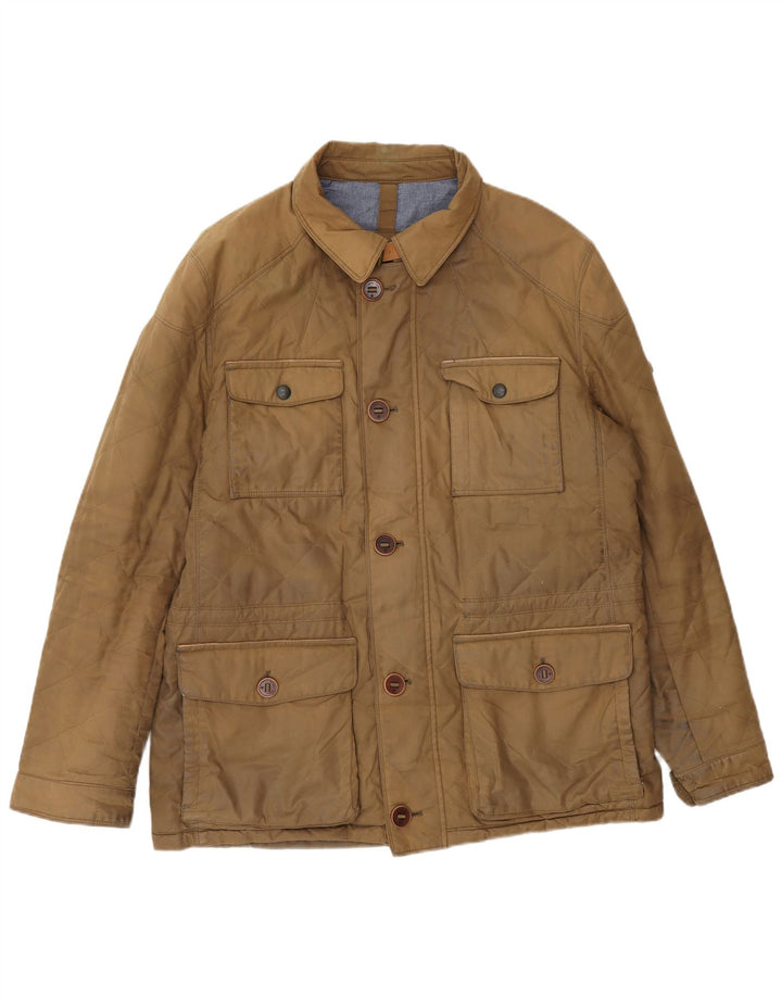 Giacca utility da uomo Massimo Dutti UK 40 Large Marrone Nylon