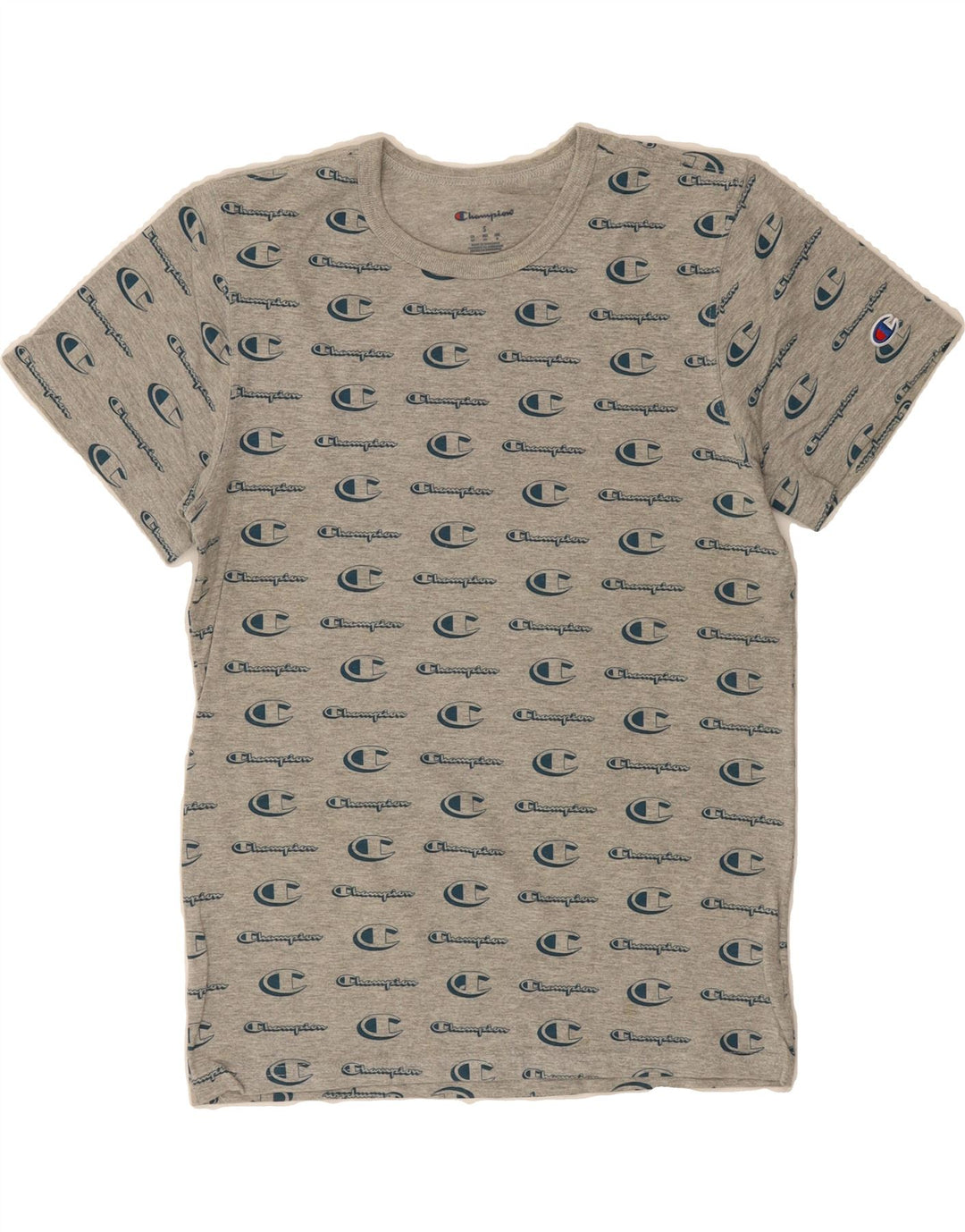 CHAMPION Mens Graphic T-Shirt Top Small Grey Cotton Vintage Champion and Second-Hand Champion from Messina Hembry 