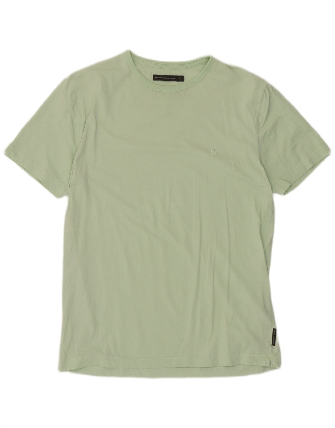 T-shirt da uomo French Connection Top in cotone verde medio