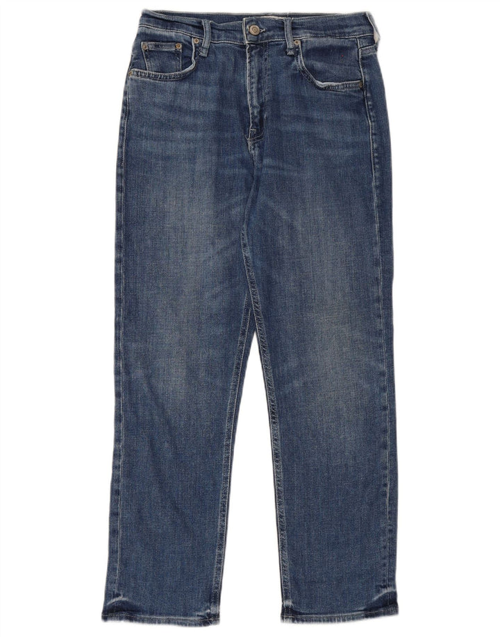 Jeans dritti da donna Zara EU 40 medio W30 L27 cotone blu