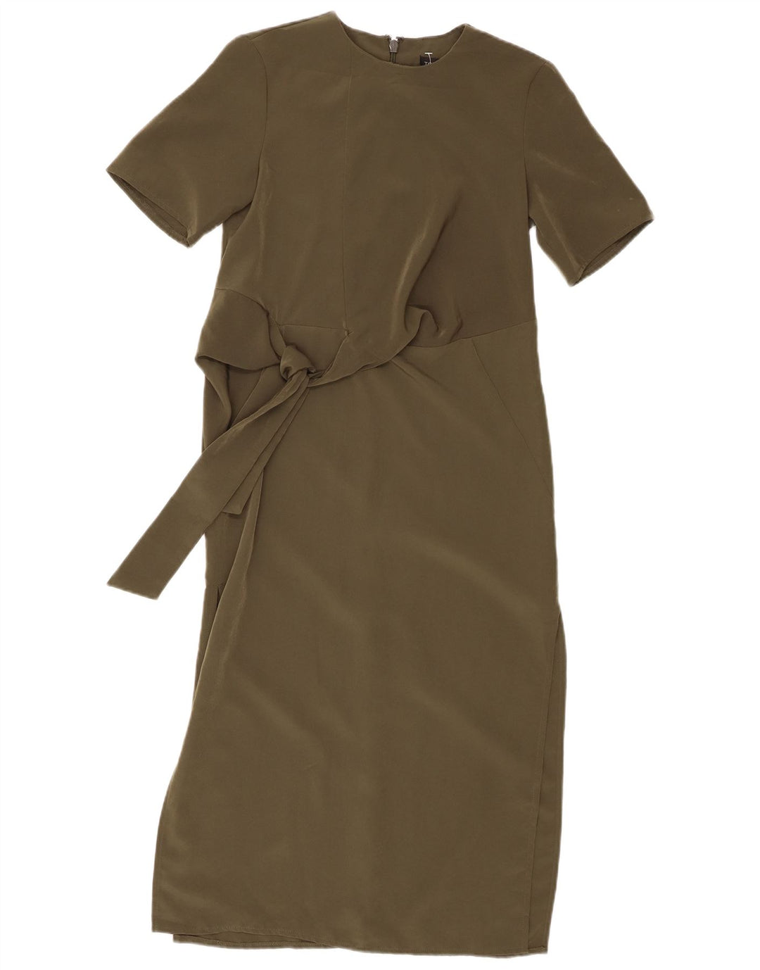 Abito lungo da donna Topshop UK 8 piccolo poliestere verde