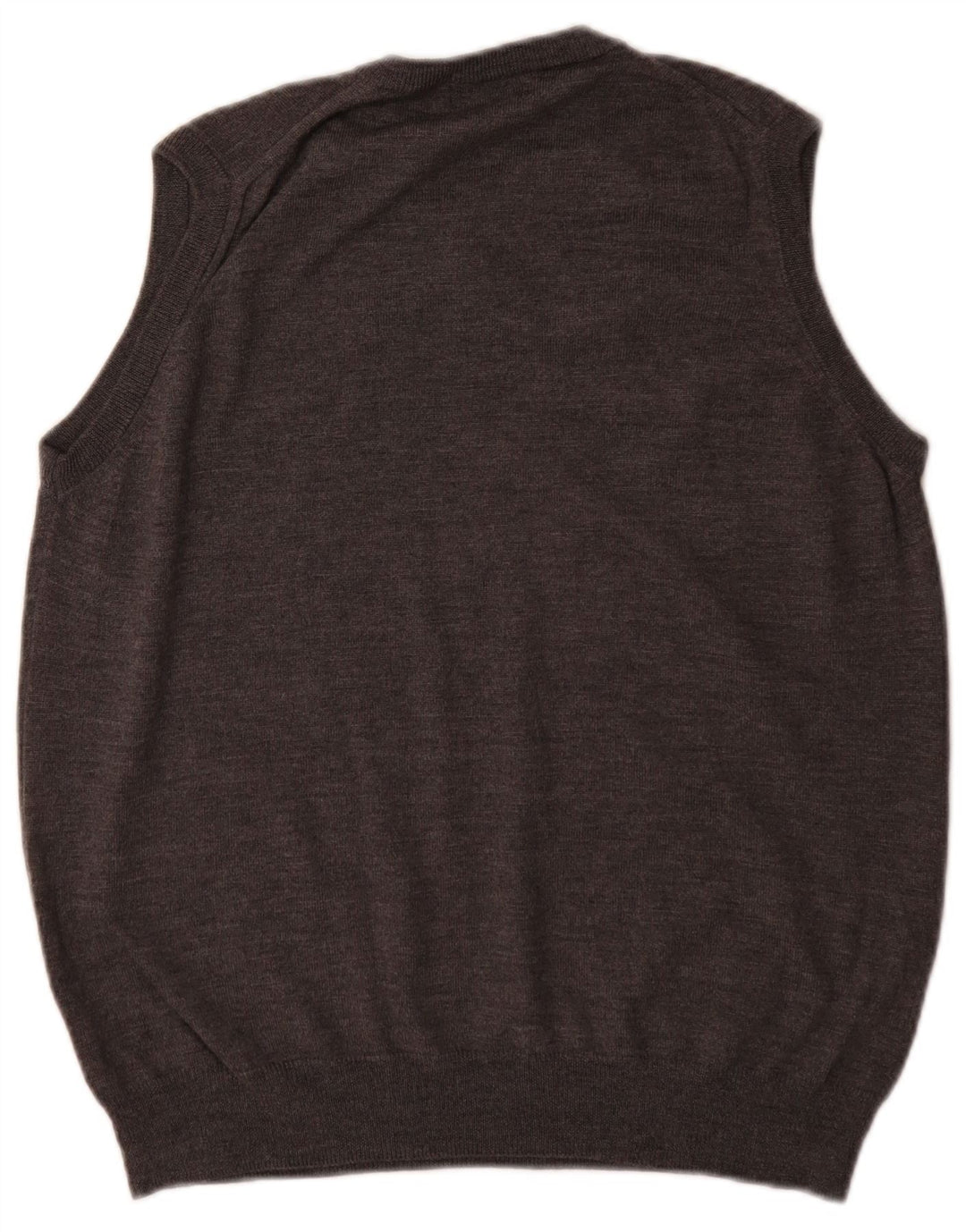Canotta da uomo Marks & Spencer Canotta in lana merino grigio medio