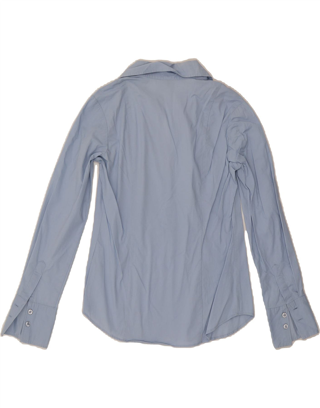 BENETTON Womens Pullover Shirt UK 12 Medium Blue Cotton Vintage Benetton and Second-Hand Benetton from Messina Hembry 