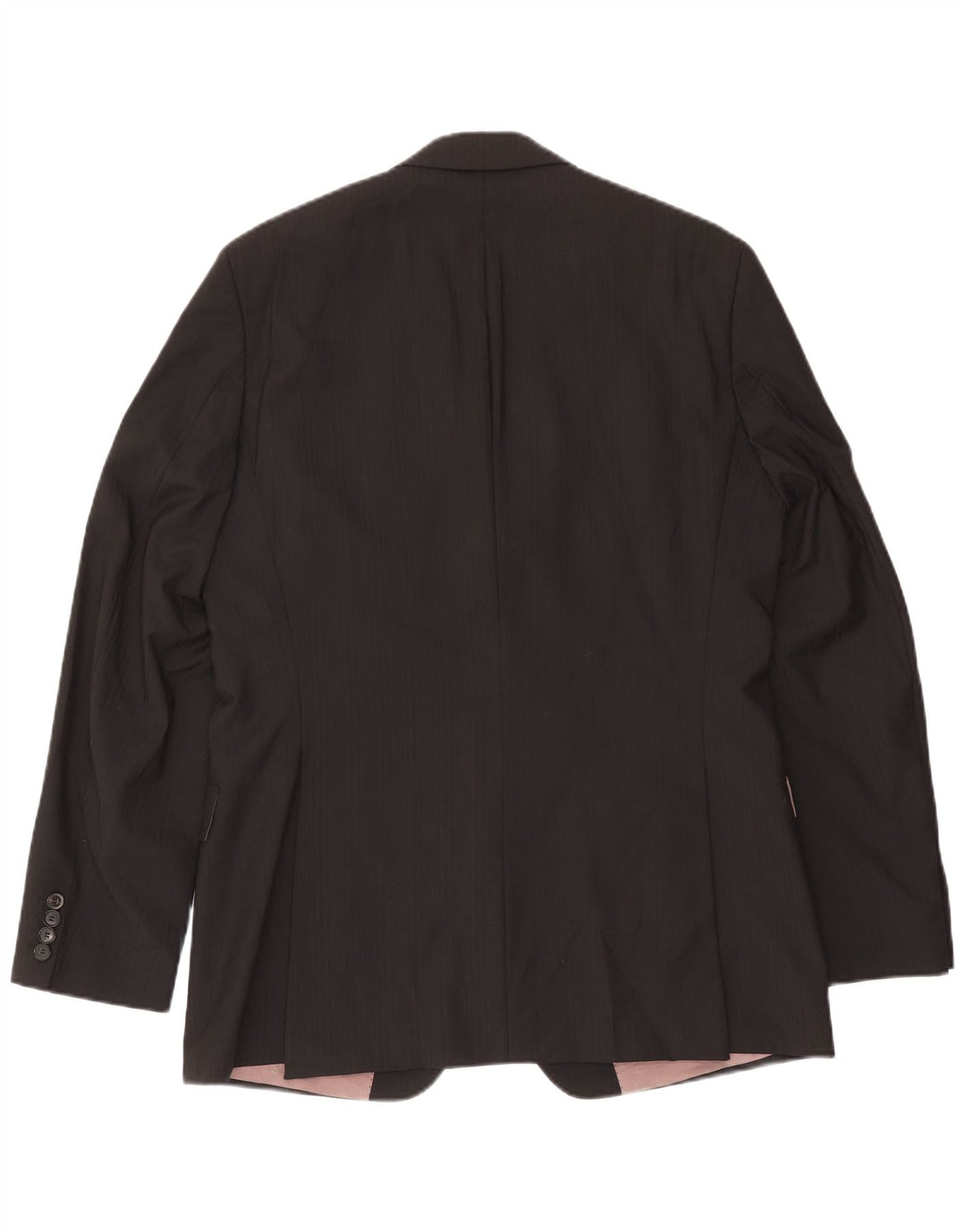 Giacca blazer da uomo a 2 bottoni Hugo Boss taglia 102 grande in lana nera