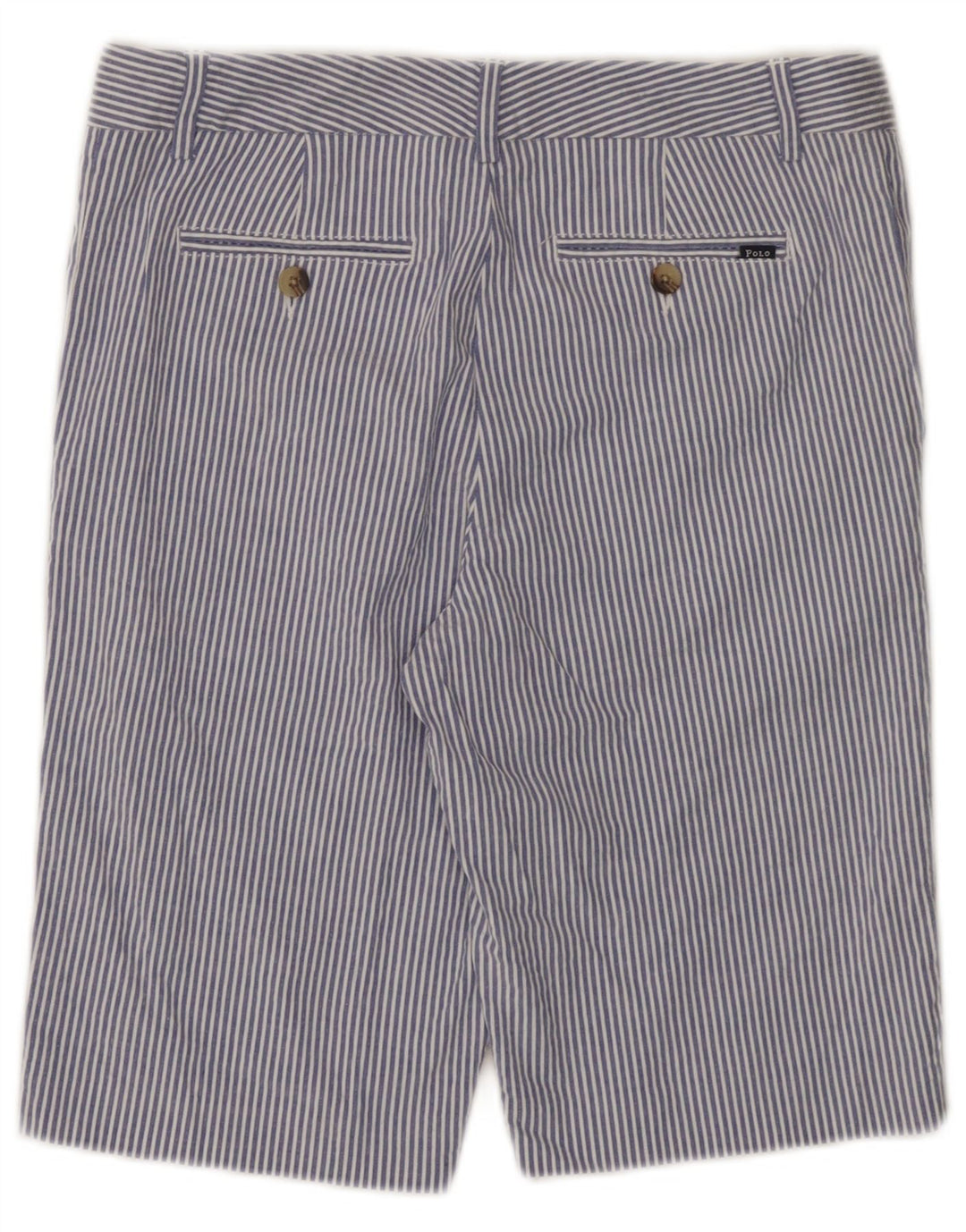 POLO RALPH LAUREN Pantaloncini chino da ragazzo 15-16 anni W28 Gessato blu navy