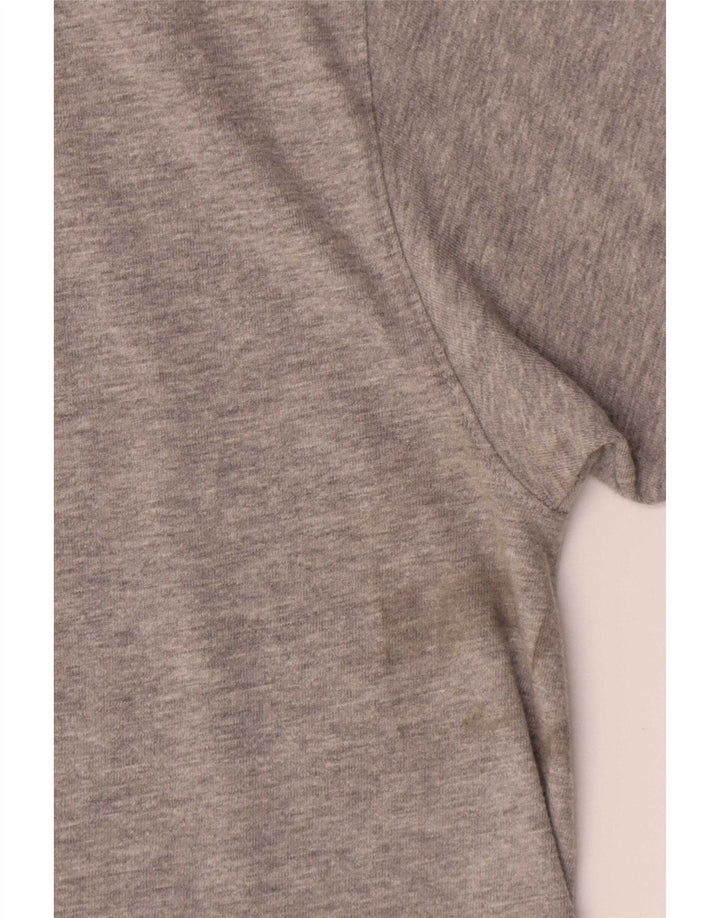 T-shirt grafica da uomo Champion Top grande in cotone grigio