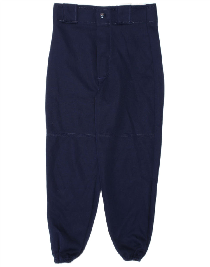 Pantaloni Russell Athletic da ragazzo 7-8 anni Small W21 L17 poliestere blu navy