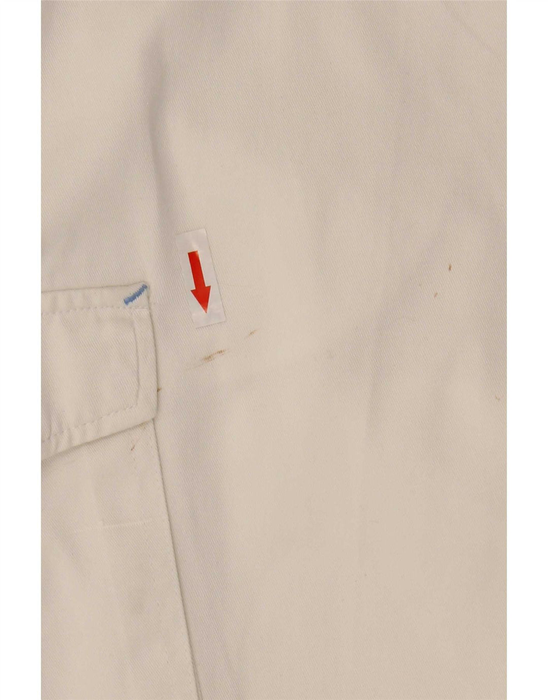 Pantaloncini cargo da uomo AST W34 grandi cotone bianco