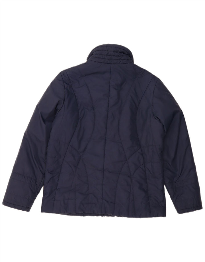 TOMMY HILFIGER Giacca imbottita da donna UK 18 XL Blu navy