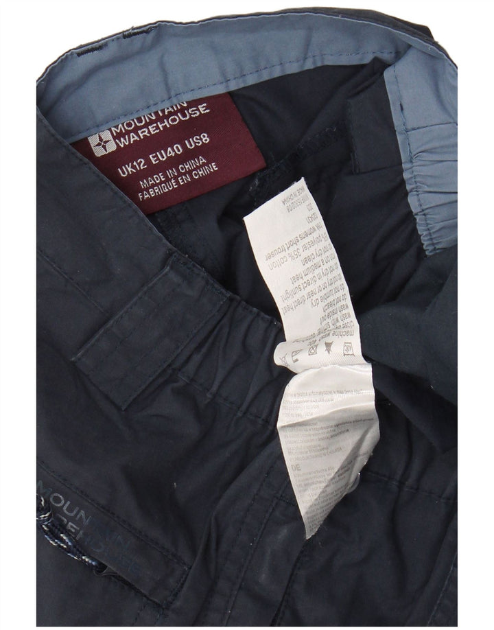MOUNTAIN WAREHOUSE Pantaloni cargo da donna UK 12 Medi W32 L28 Blu navy