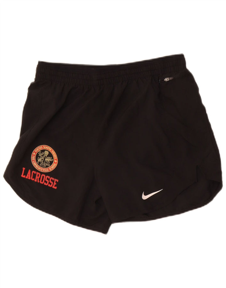 Pantaloncini sportivi Nike da donna Dri Fit UK 10 piccoli poliestere nero