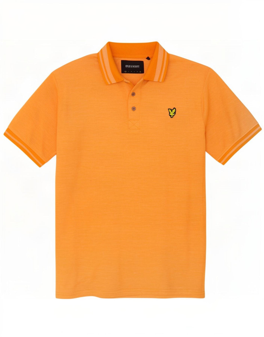 Polo da uomo Lyle & Scott 2XL in cotone arancione