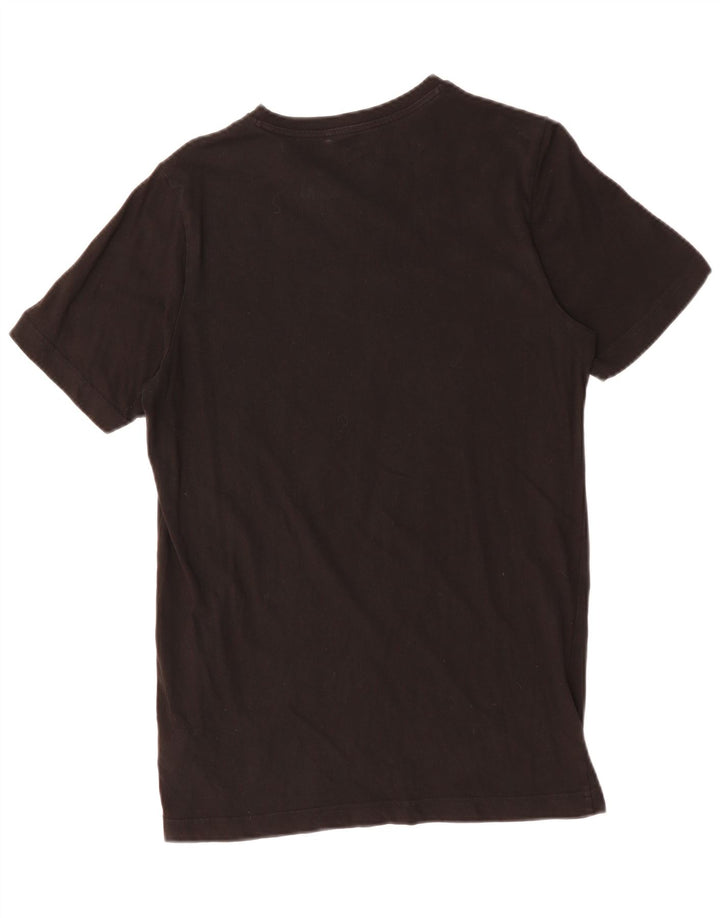 T-shirt grafica da uomo Puma Top Small in cotone nero