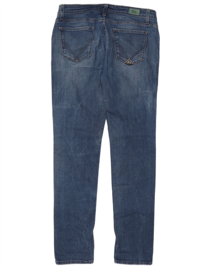 Jeans slim da donna Roy Rogers IT 47 Large W33 L32 Cotone blu