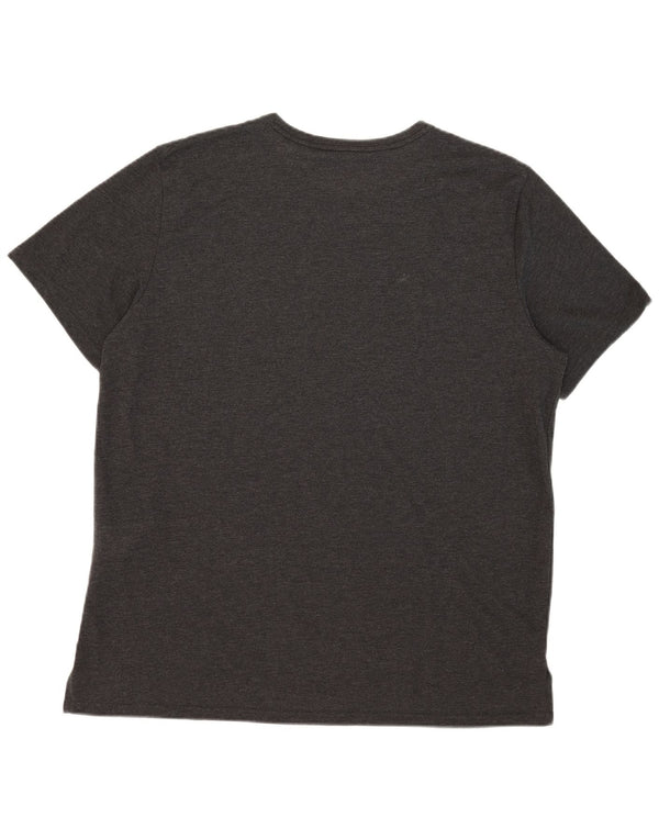 T-shirt Nike Dri Fit da uomo Top XL in poliestere grigio