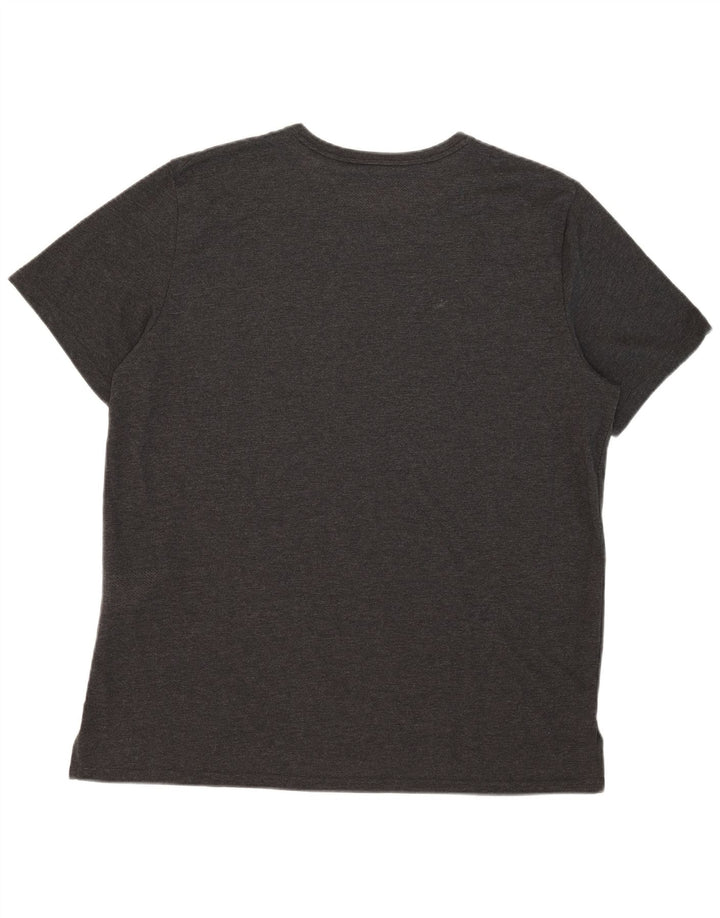 T-shirt Nike Dri Fit da uomo Top XL in poliestere grigio