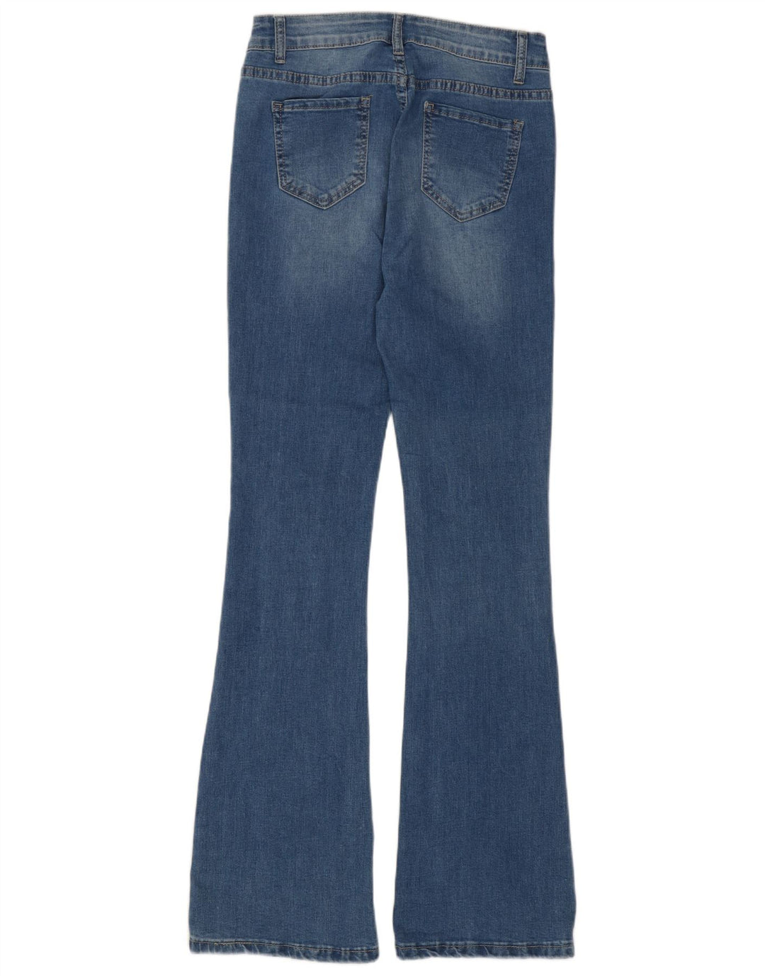 Jeans svasati slim da donna Libero medi W27 L31 cotone blu