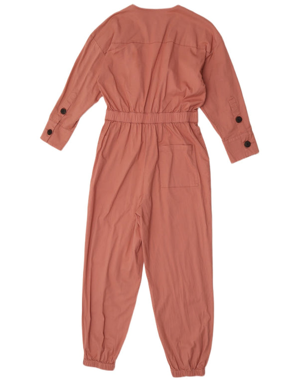 Tuta a maniche lunghe da donna Zara UK 10 piccola in cotone rosa