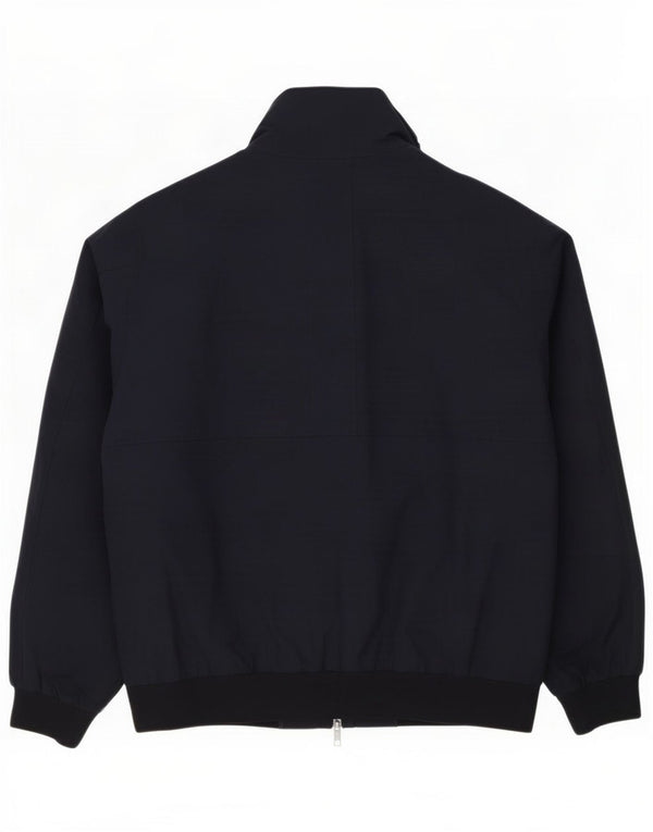 Murphy & Nye Mens Sailmakers Bomber Jacket UK 42 2XL Navy Blue Polyamide