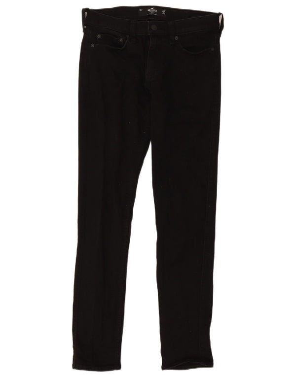Jeans skinny Hollister da donna W29 L32 cotone nero
