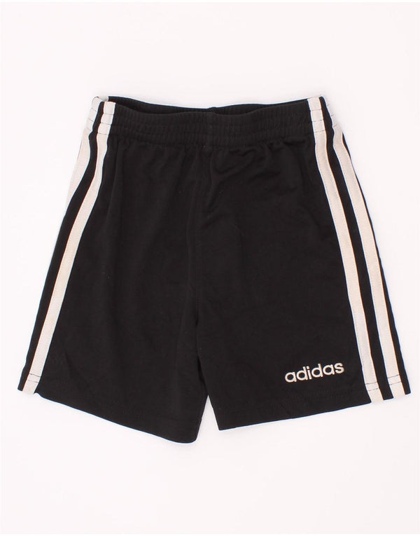 Pantaloncini sportivi Adidas da bambino 18-24 mesi in poliestere nero