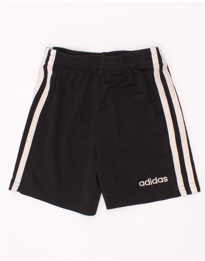 Pantaloncini sportivi Adidas da bambino 18-24 mesi in poliestere nero