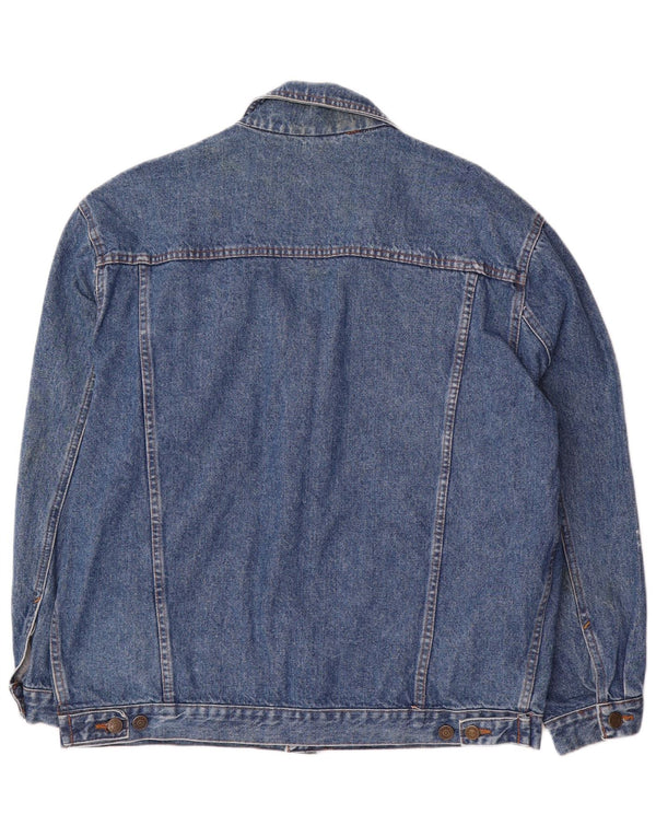 Giacca di jeans da uomo Wampum UK 40 grande cotone blu