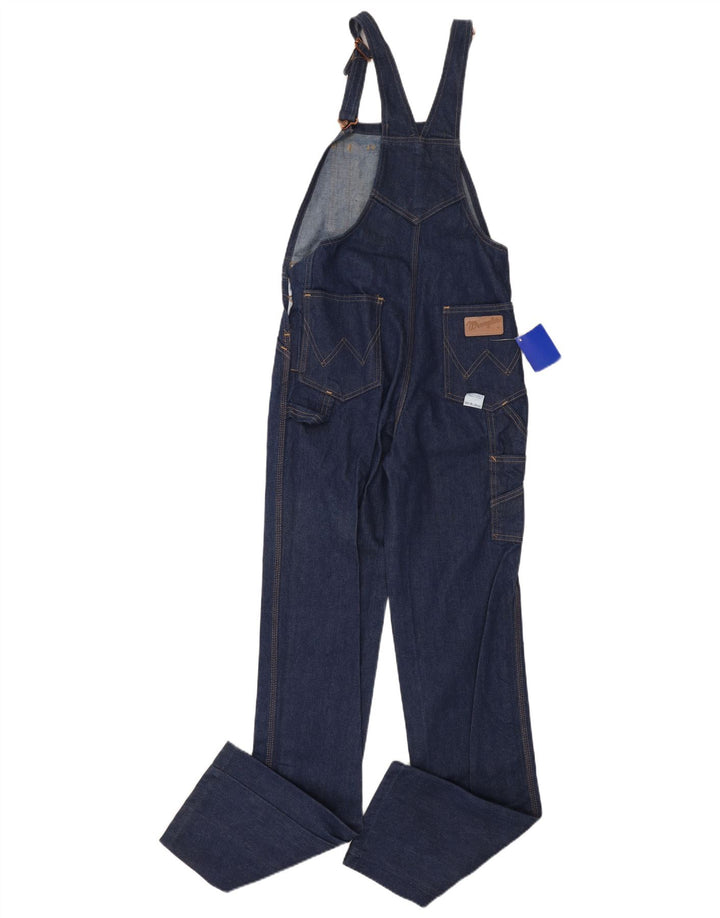 Jeans dritti da uomo WRANGLER W29 L36 in cotone blu navy