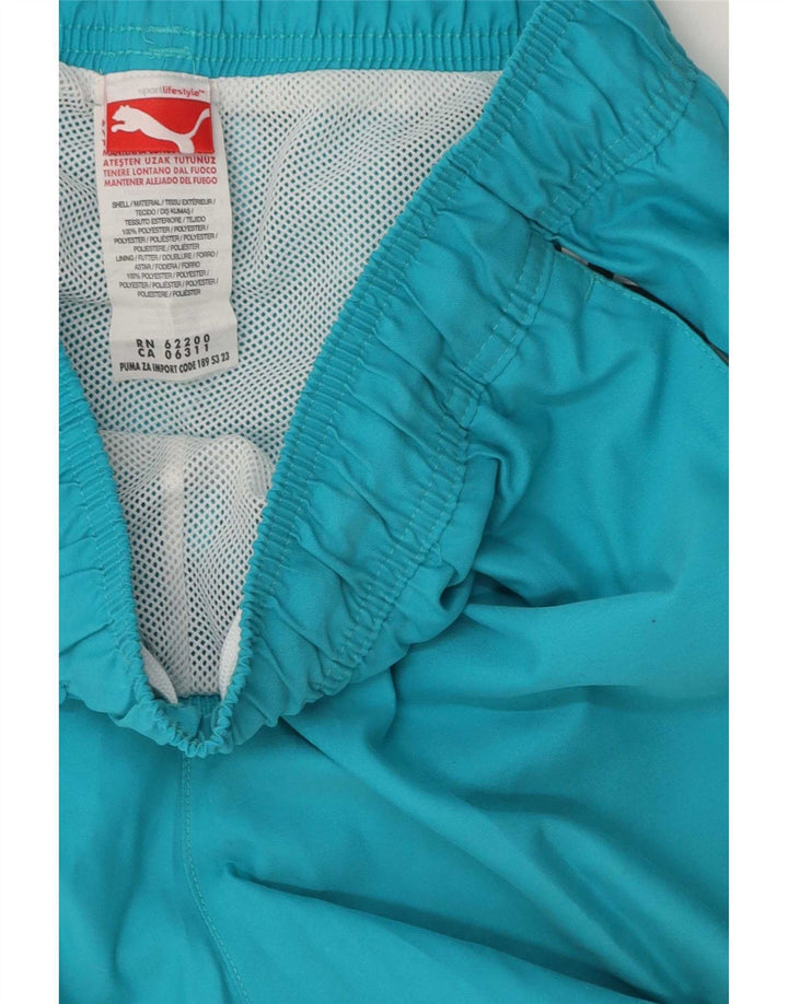 Pantaloncini da bagno da donna Puma UK 8 Small Blu Poliestere