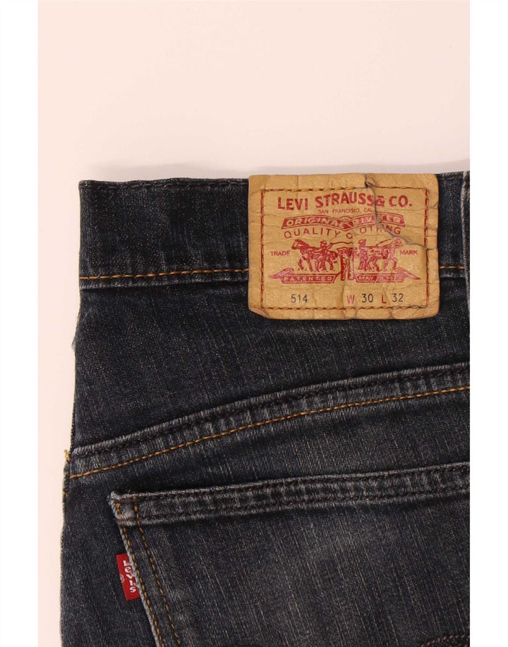 Jeans Levi's 514 Bootcut da donna W30 L32 in cotone blu navy