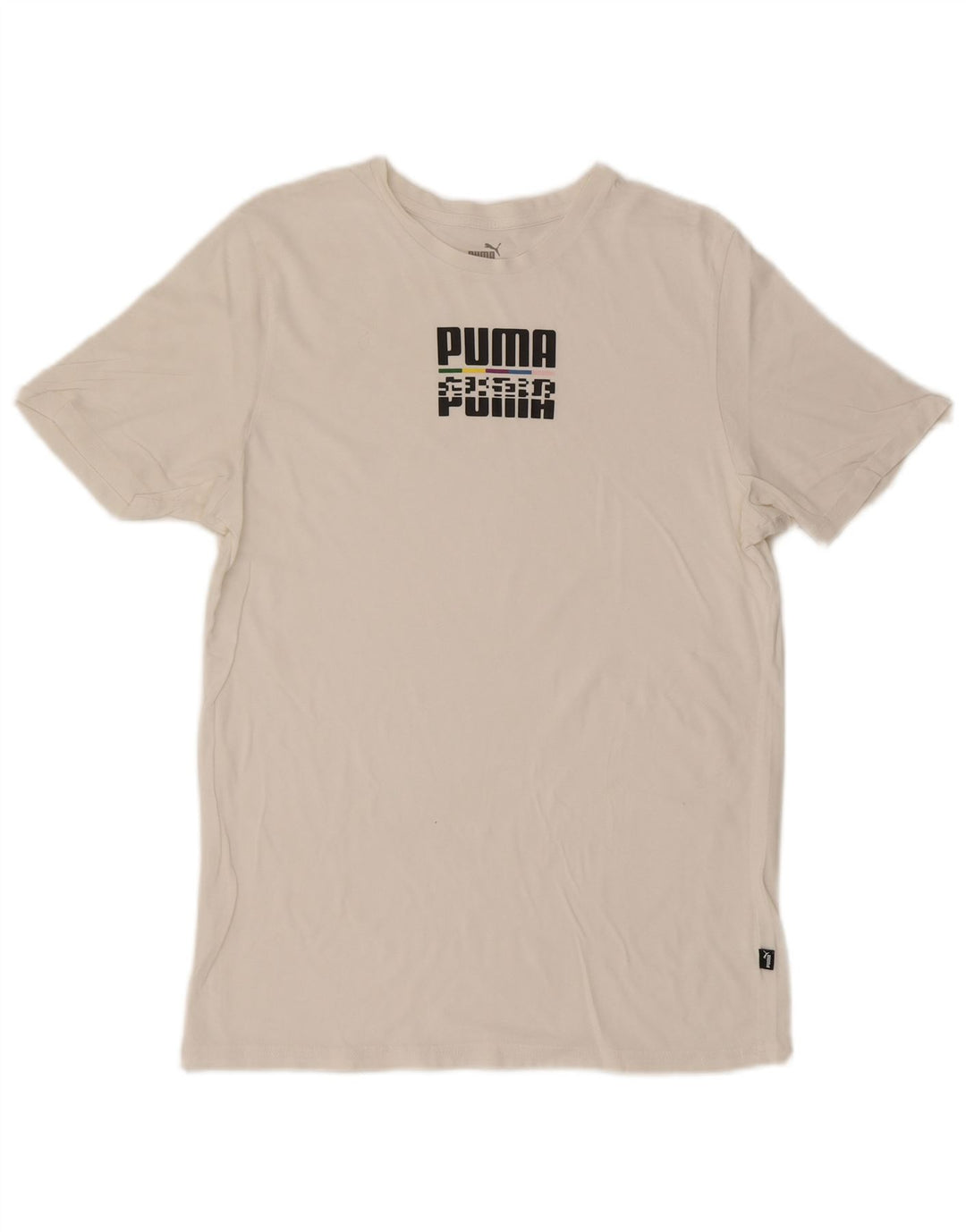 T-shirt grafica da uomo Puma Top bianca media