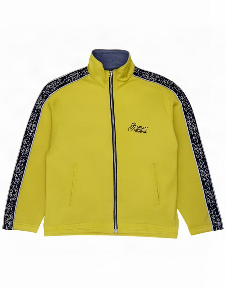 Asics Giacca da tuta da ragazzo 13-14 anni Yellow Colourblock