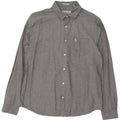 Camicia Penguin Heritage da uomo slim fit grande grigia screziata