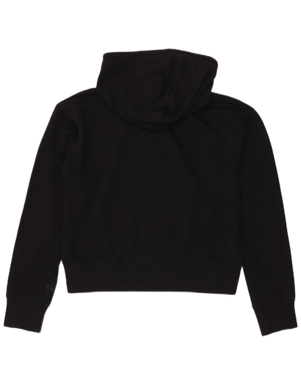Felpa con cappuccio grafica da donna Champion UK 14 cotone nero medio