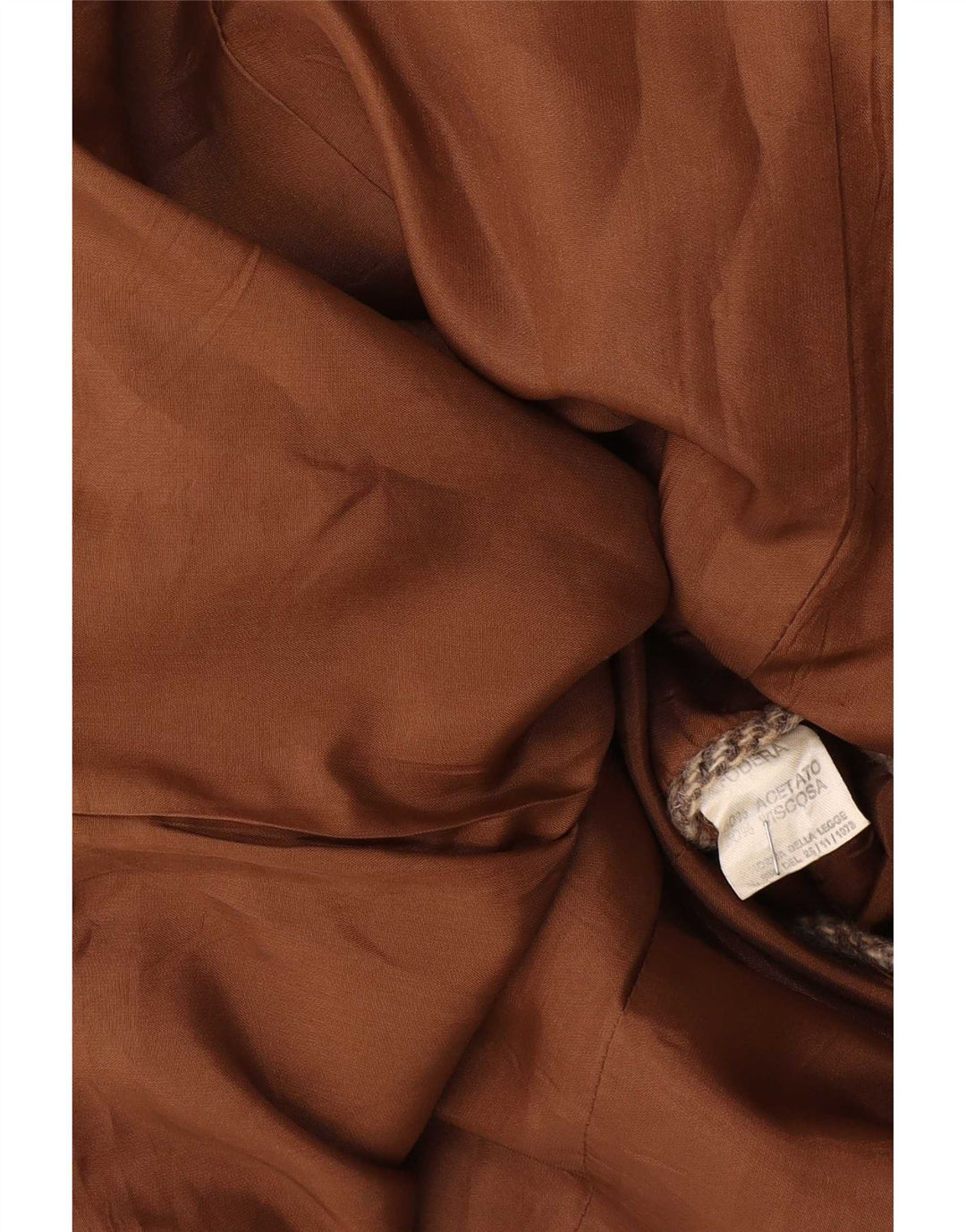 Soprabito vintage da uomo UK 36 piccolo a spina di pesce beige