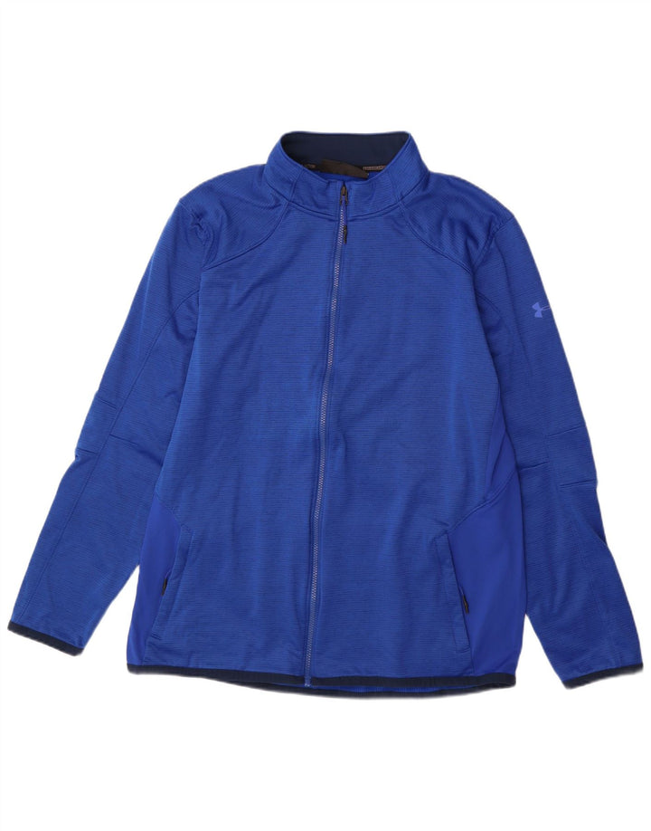 Giacca da tuta da uomo UNDER ARMOUR Cold Gear UK 42 XL poliestere blu
