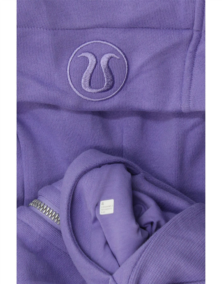 LULULEMON Felpa con cappuccio e zip da donna US 4 Small Viola