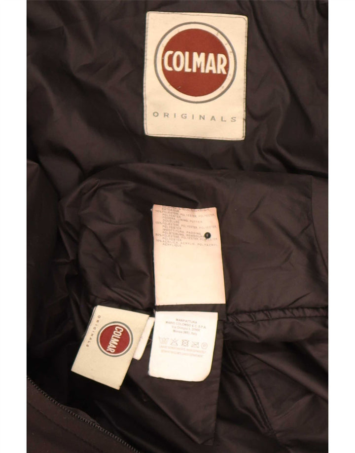 Giacca imbottita con cappuccio Colmar da uomo IT 54 Large nera in poliestere